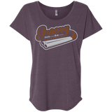 T-Shirts Vintage Purple / X-Small The Guy With The Gun Triblend Dolman Sleeve