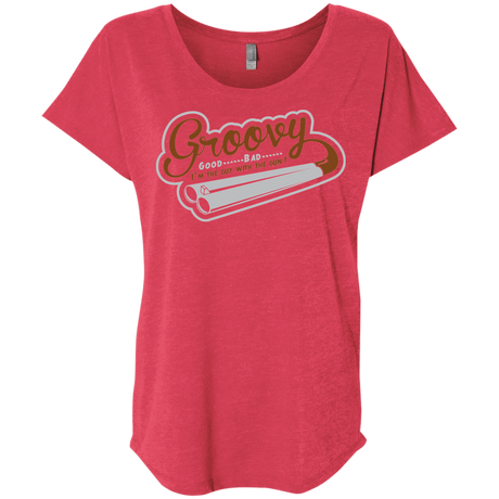 T-Shirts Vintage Red / X-Small The Guy With The Gun Triblend Dolman Sleeve