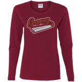 T-Shirts Cardinal / S The Guy With The Gun Women's Long Sleeve T-Shirt