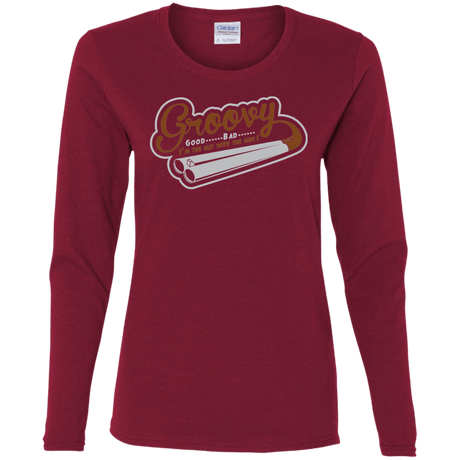 T-Shirts Cardinal / S The Guy With The Gun Women's Long Sleeve T-Shirt