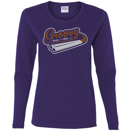 T-Shirts Purple / S The Guy With The Gun Women's Long Sleeve T-Shirt