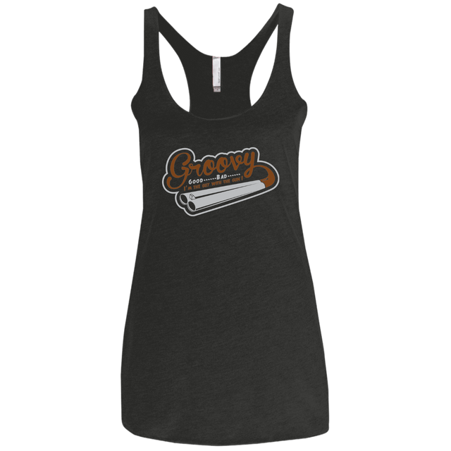 T-Shirts Vintage Black / X-Small The Guy With The Gun Women's Triblend Racerback Tank