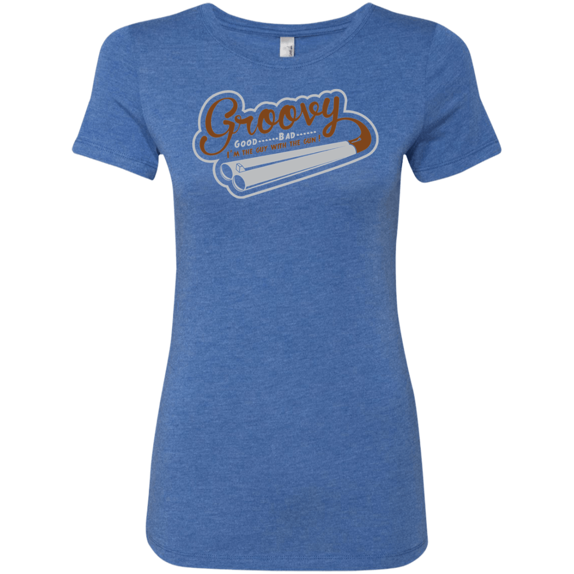 T-Shirts Vintage Royal / S The Guy With The Gun Women's Triblend T-Shirt