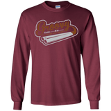 T-Shirts Maroon / YS The Guy With The Gun Youth Long Sleeve T-Shirt