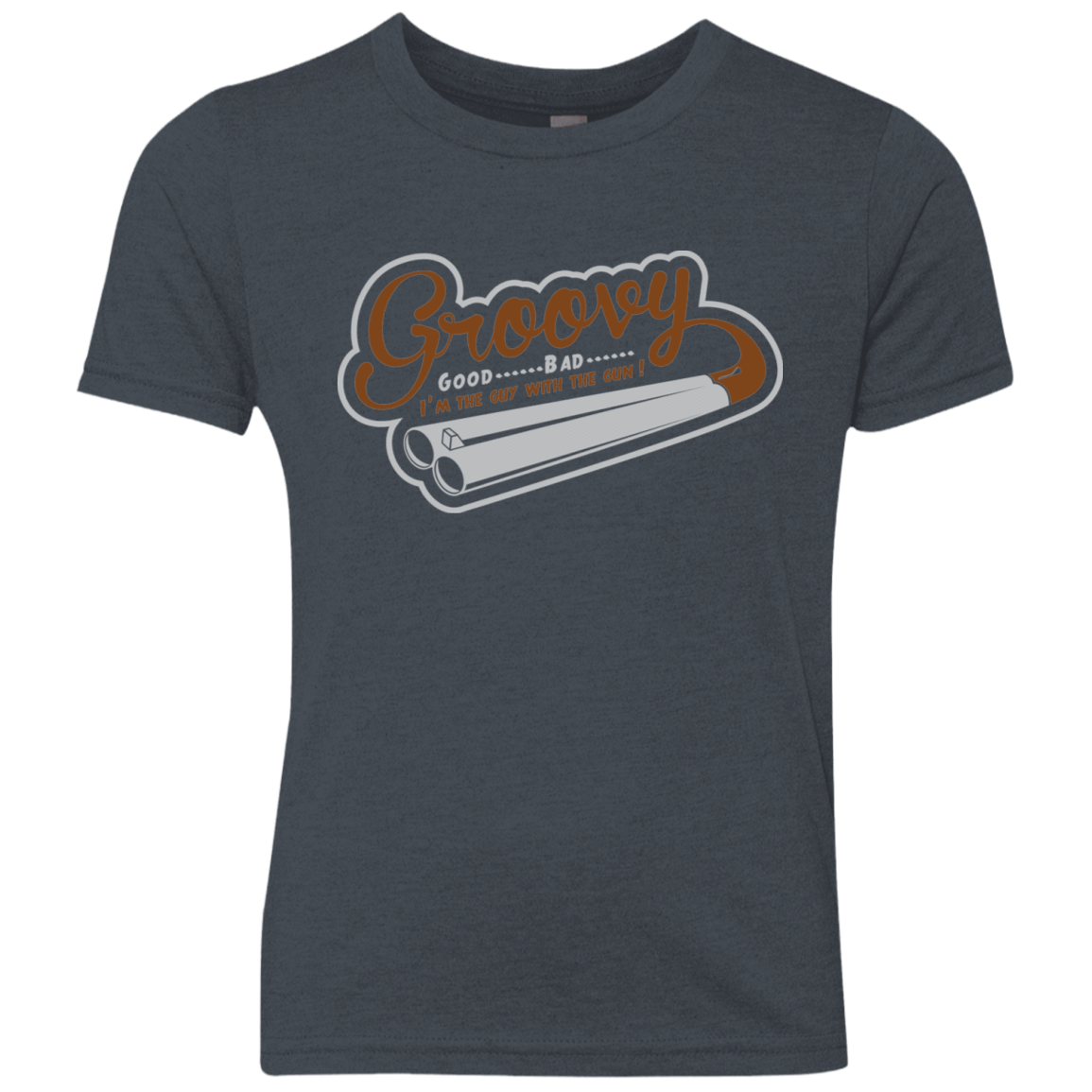 T-Shirts Vintage Navy / YXS The Guy With The Gun Youth Triblend T-Shirt