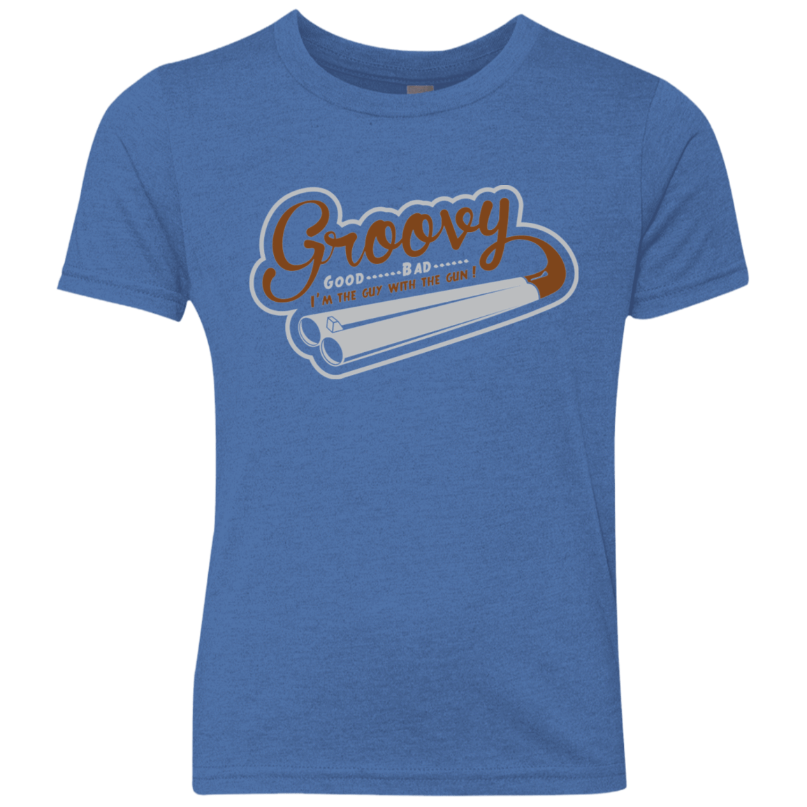 T-Shirts Vintage Royal / YXS The Guy With The Gun Youth Triblend T-Shirt