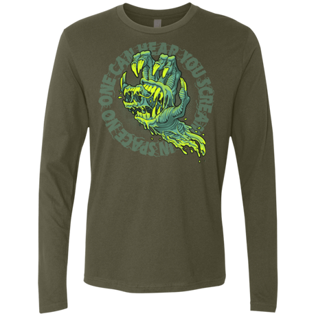 T-Shirts Military Green / Small The Hand That Feeds Men's Premium Long Sleeve