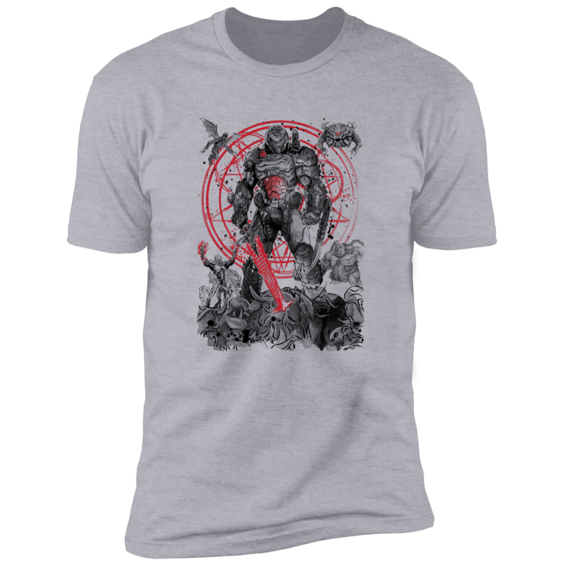 T-Shirts Heather Grey / S The Hell Walker Men's Premium T-Shirt