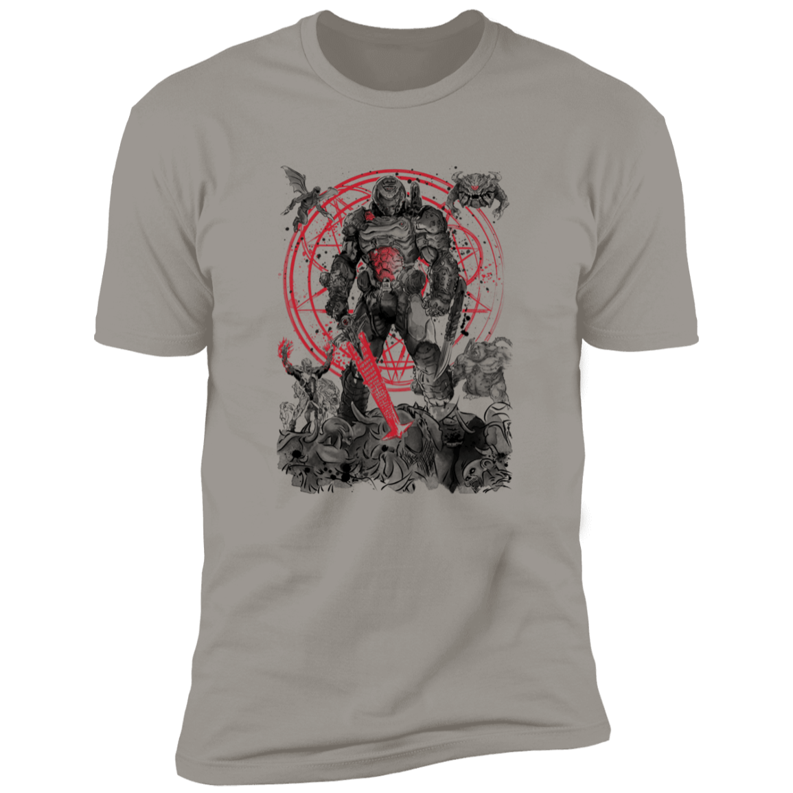 T-Shirts Light Grey / S The Hell Walker Men's Premium T-Shirt