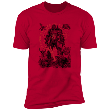 T-Shirts Red / S The Hell Walker Men's Premium T-Shirt
