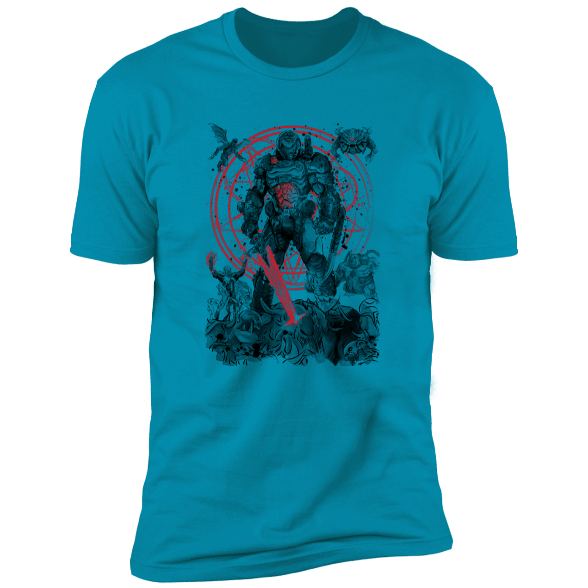T-Shirts Turquoise / S The Hell Walker Men's Premium T-Shirt