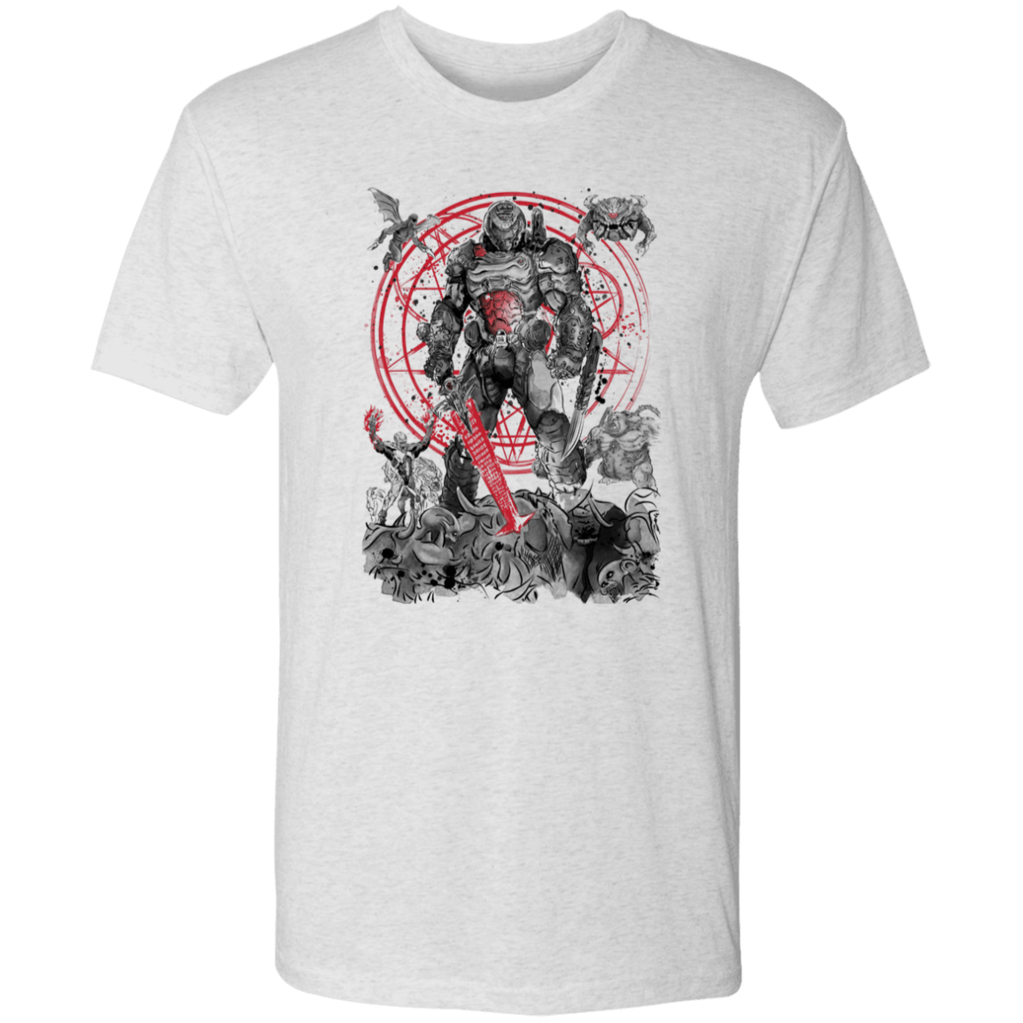 T-Shirts Heather White / S The Hell Walker Men's Triblend T-Shirt