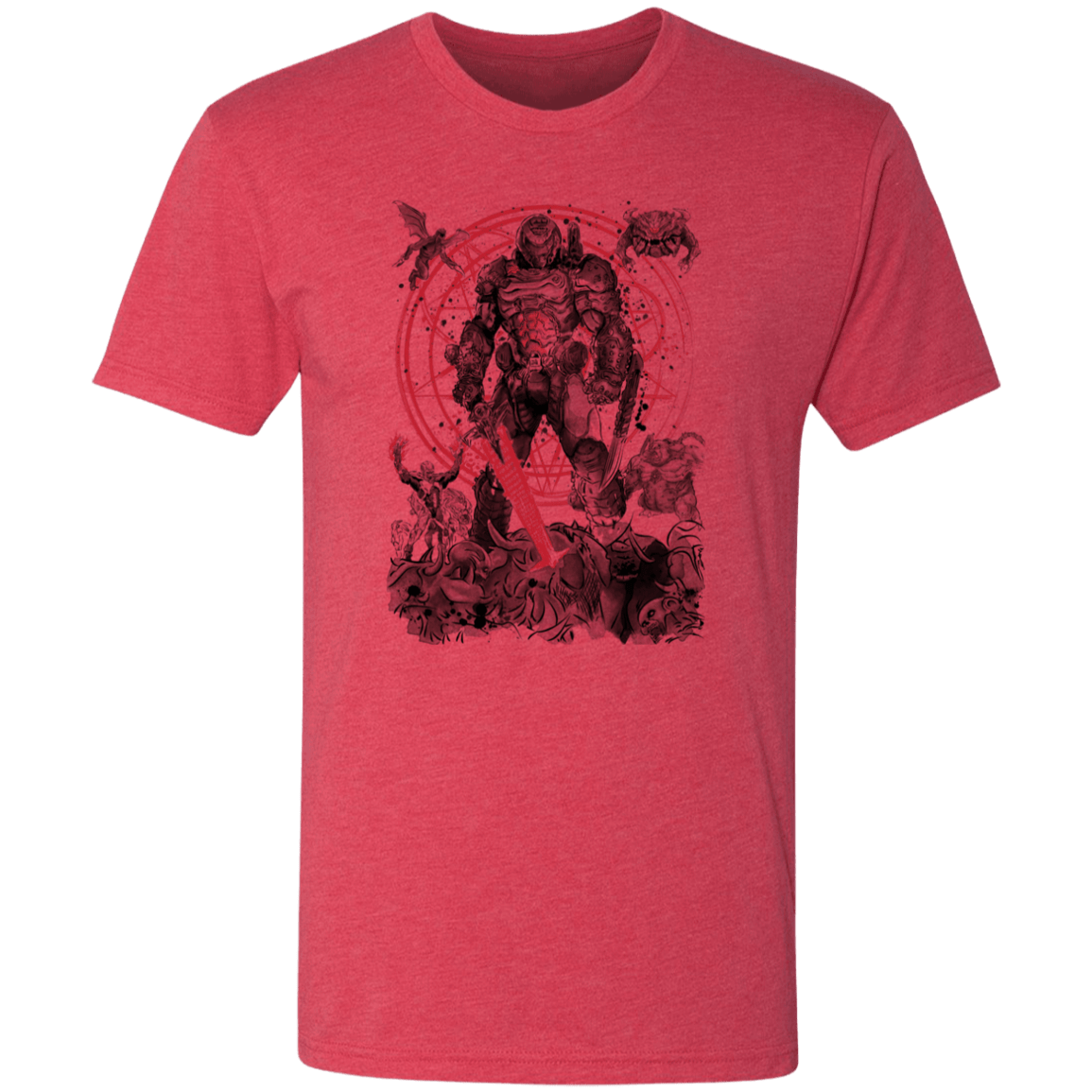 T-Shirts Vintage Red / S The Hell Walker Men's Triblend T-Shirt