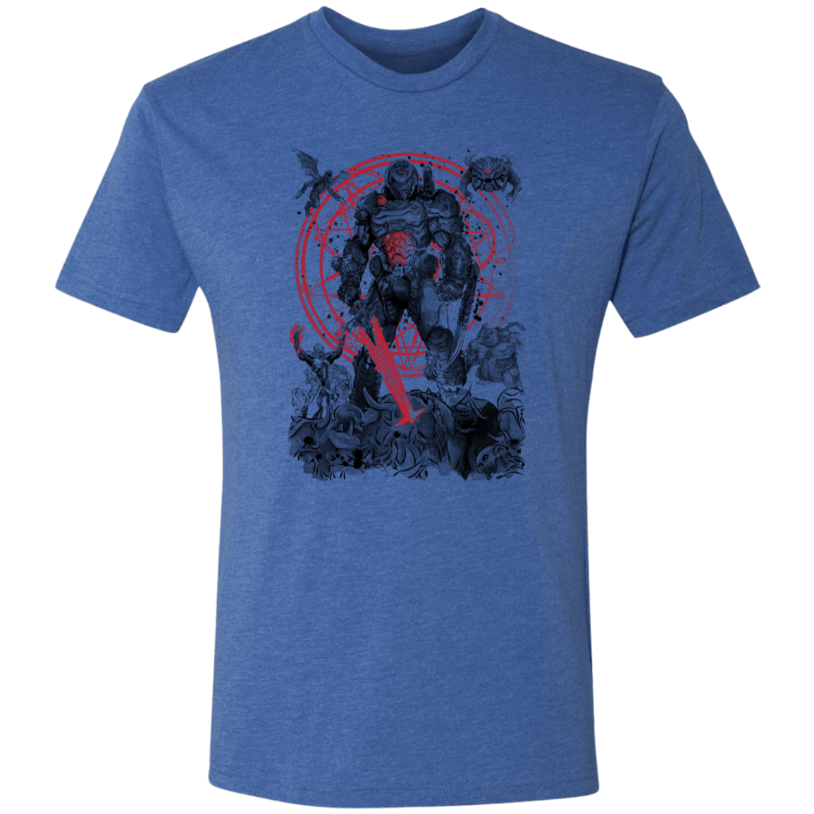 T-Shirts Vintage Royal / S The Hell Walker Men's Triblend T-Shirt