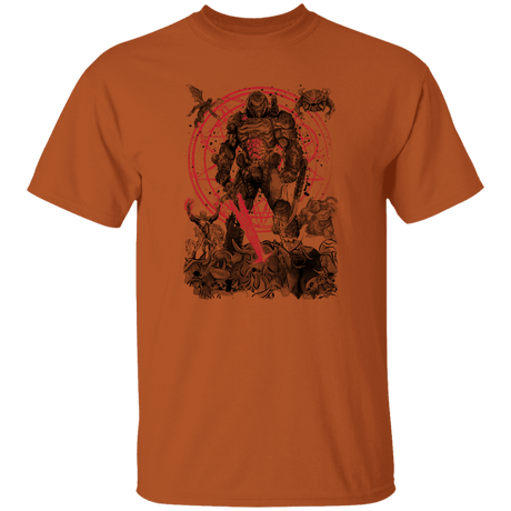 T-Shirts Texas Orange / S The Hell Walker T-Shirt