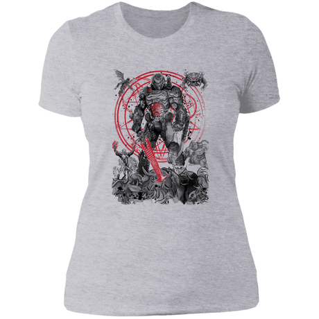 T-Shirts Heather Grey / S The Hell Walker Women's Premium T-Shirt