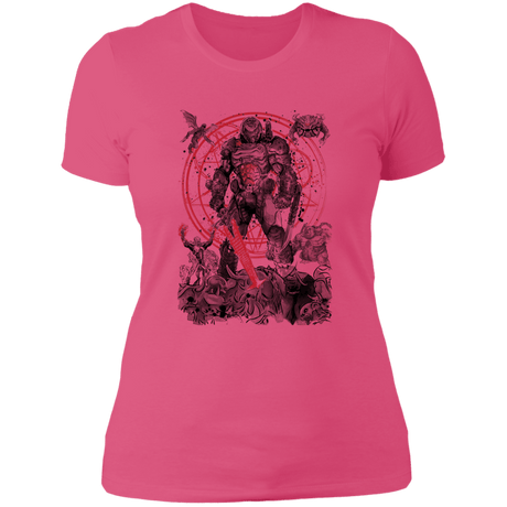T-Shirts Hot Pink / S The Hell Walker Women's Premium T-Shirt