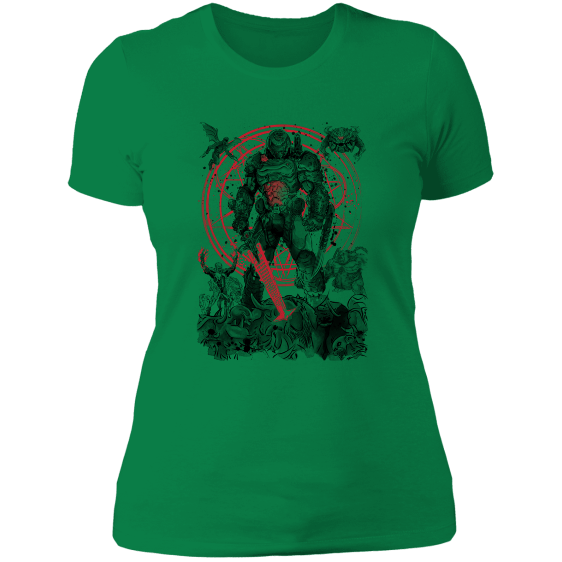 T-Shirts Kelly Green / S The Hell Walker Women's Premium T-Shirt
