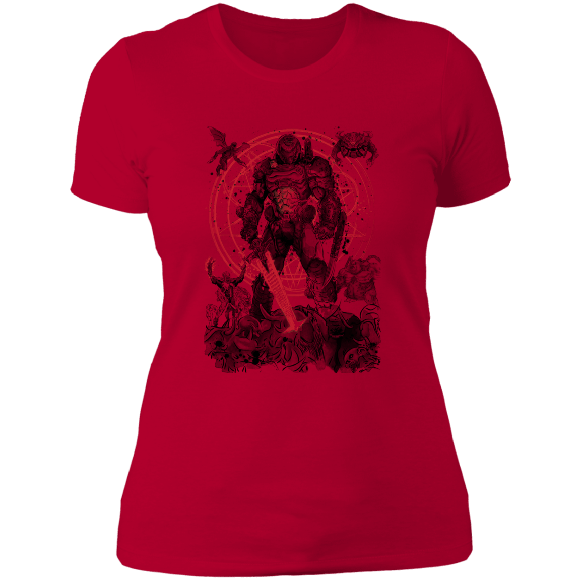 T-Shirts Red / S The Hell Walker Women's Premium T-Shirt