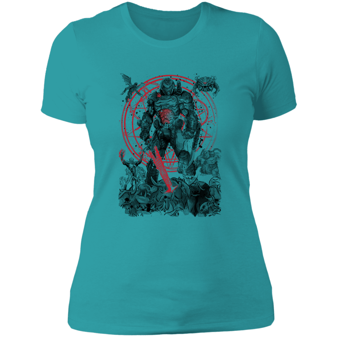 T-Shirts Tahiti Blue / S The Hell Walker Women's Premium T-Shirt
