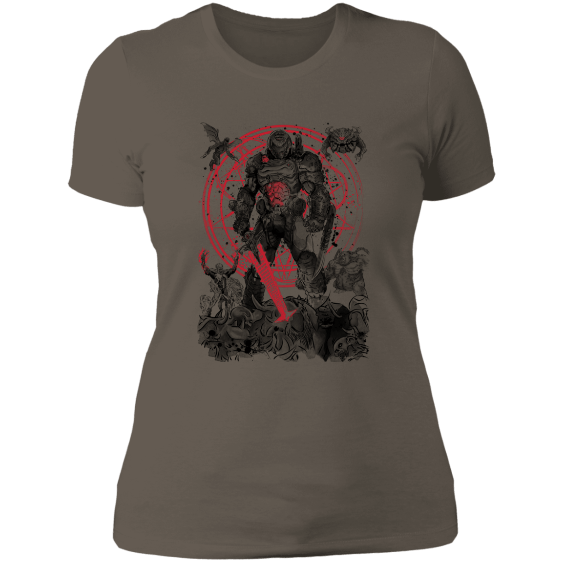 T-Shirts Warm Grey / S The Hell Walker Women's Premium T-Shirt