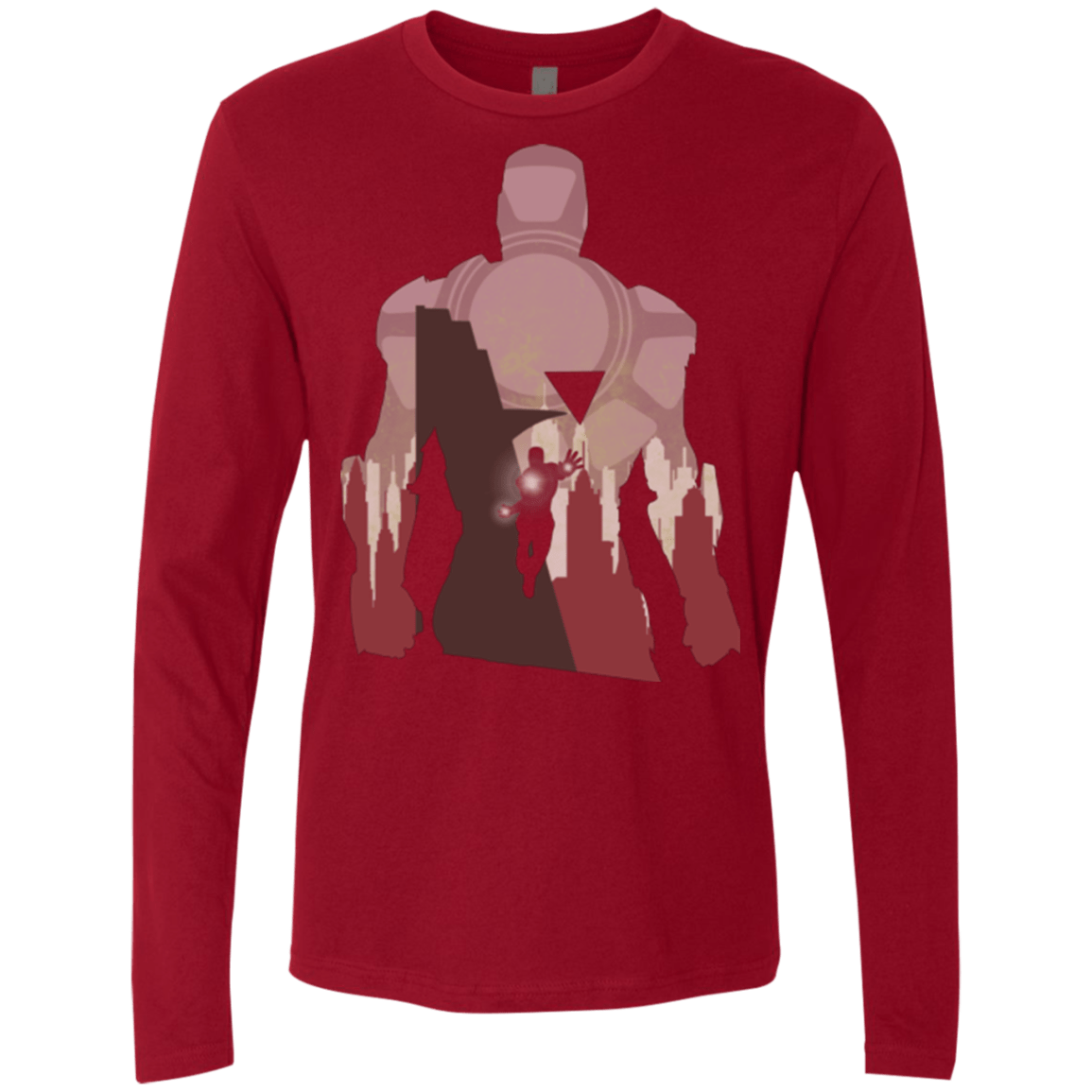 T-Shirts Cardinal / Small The Heronnaire Men's Premium Long Sleeve