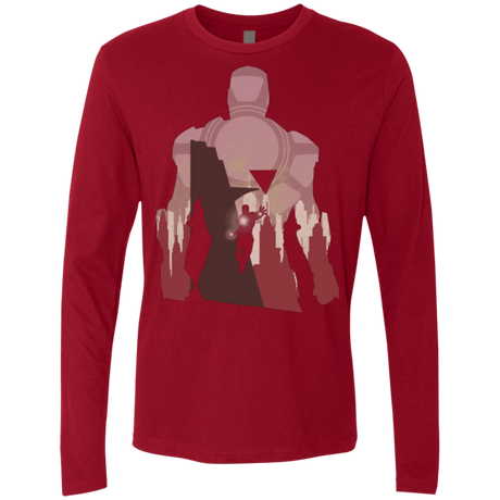 T-Shirts Cardinal / Small The Heronnaire Men's Premium Long Sleeve