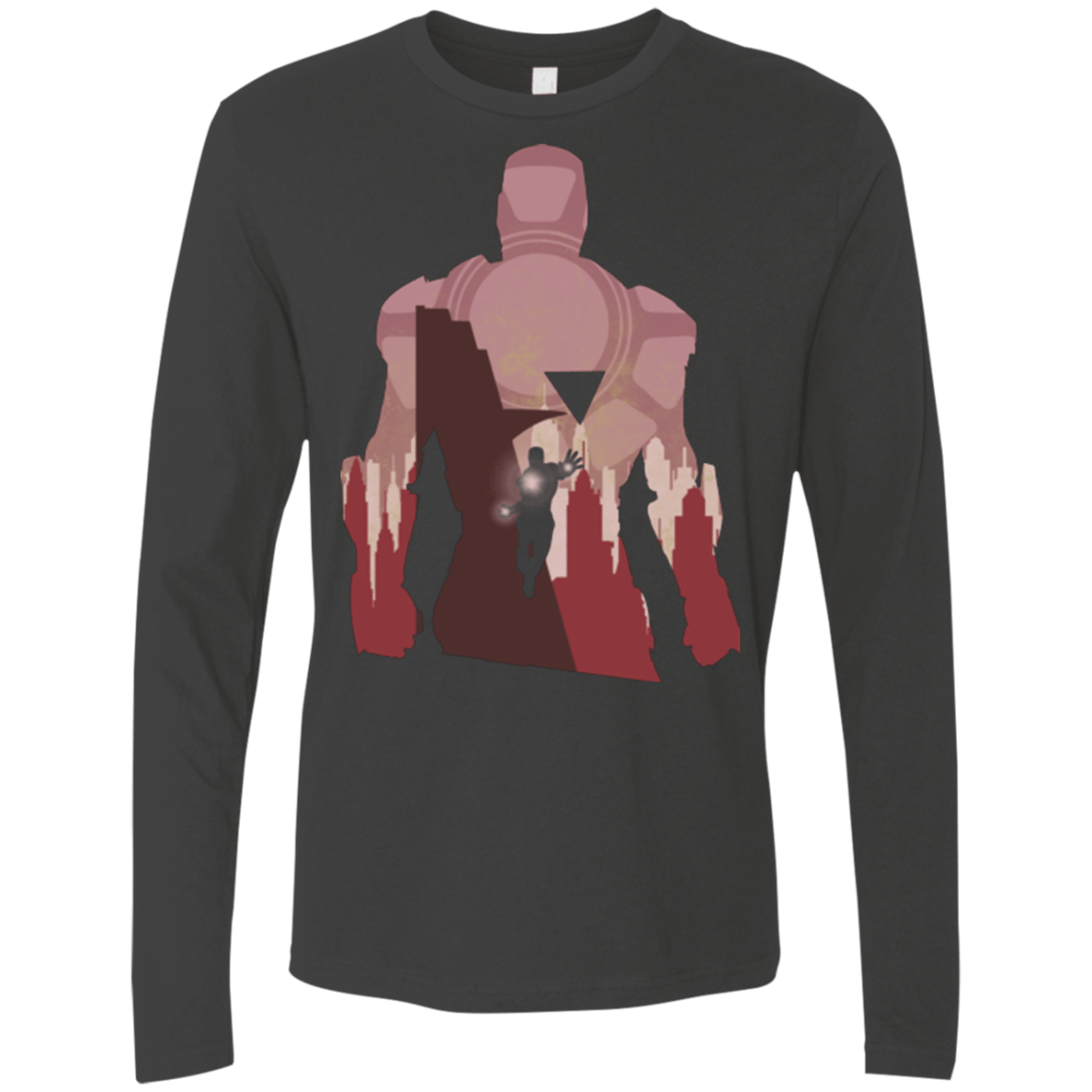 T-Shirts Heavy Metal / Small The Heronnaire Men's Premium Long Sleeve