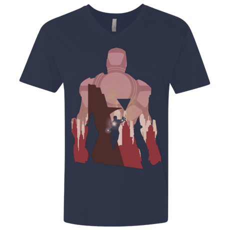 T-Shirts Midnight Navy / X-Small The Heronnaire Men's Premium V-Neck