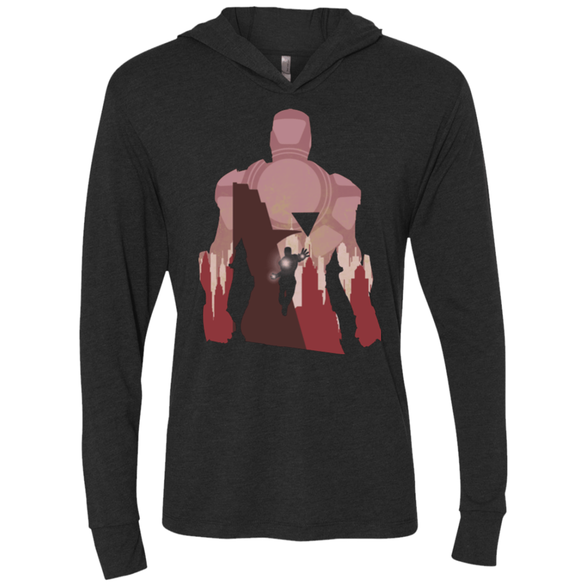 T-Shirts Vintage Black / X-Small The Heronnaire Triblend Long Sleeve Hoodie Tee