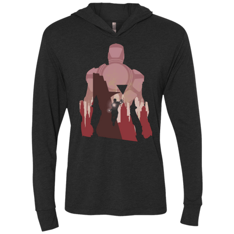 T-Shirts Vintage Black / X-Small The Heronnaire Triblend Long Sleeve Hoodie Tee