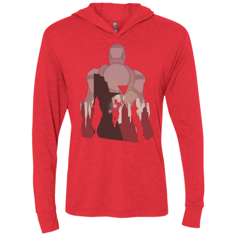 T-Shirts Vintage Red / X-Small The Heronnaire Triblend Long Sleeve Hoodie Tee