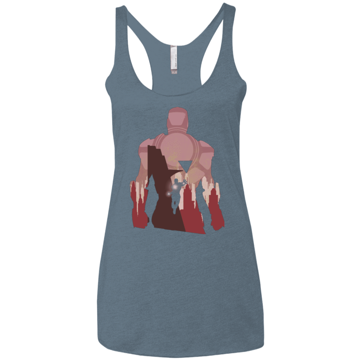 T-Shirts Indigo / X-Small The Heronnaire Women's Triblend Racerback Tank