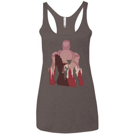 T-Shirts Macchiato / X-Small The Heronnaire Women's Triblend Racerback Tank