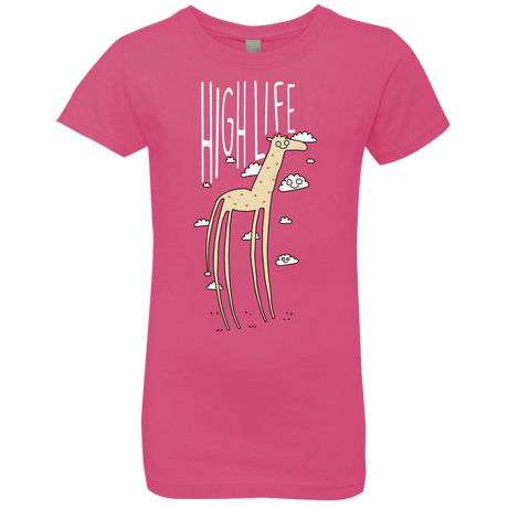 T-Shirts Hot Pink / YXS The High Life Girls Premium T-Shirt