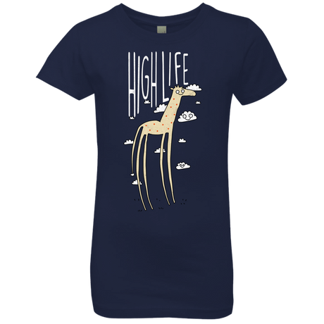 T-Shirts Midnight Navy / YXS The High Life Girls Premium T-Shirt