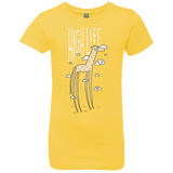 T-Shirts Vibrant Yellow / YXS The High Life Girls Premium T-Shirt