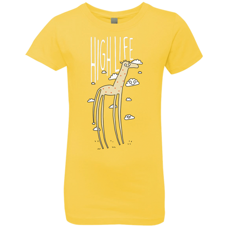 T-Shirts Vibrant Yellow / YXS The High Life Girls Premium T-Shirt