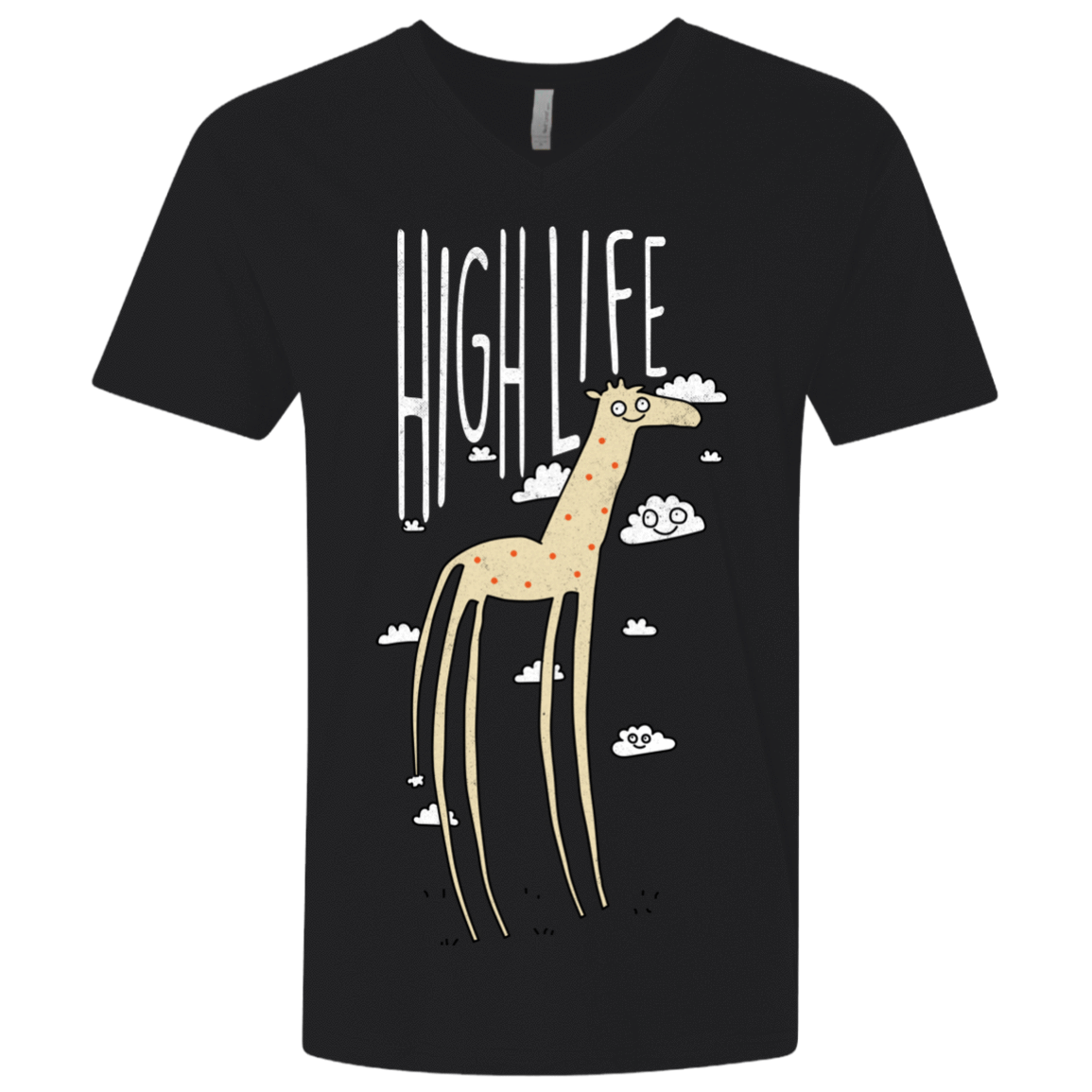 T-Shirts Black / X-Small The High Life Men's Premium V-Neck