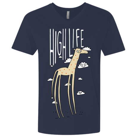 T-Shirts Midnight Navy / X-Small The High Life Men's Premium V-Neck