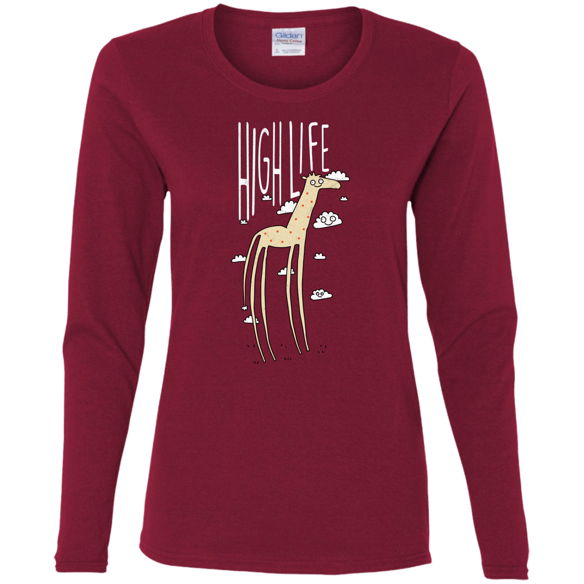 T-Shirts Cardinal / S The High Life Women's Long Sleeve T-Shirt