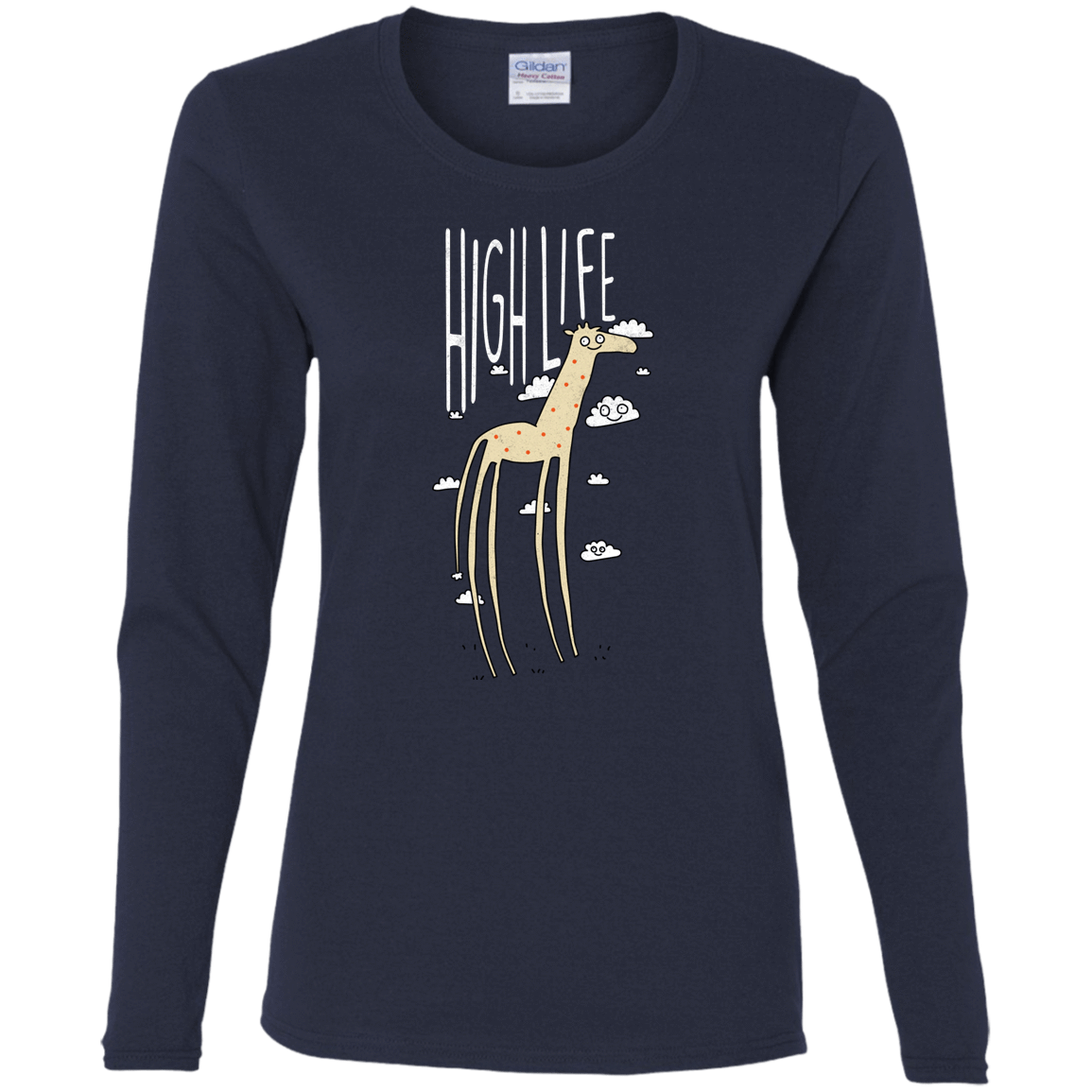 T-Shirts Navy / S The High Life Women's Long Sleeve T-Shirt