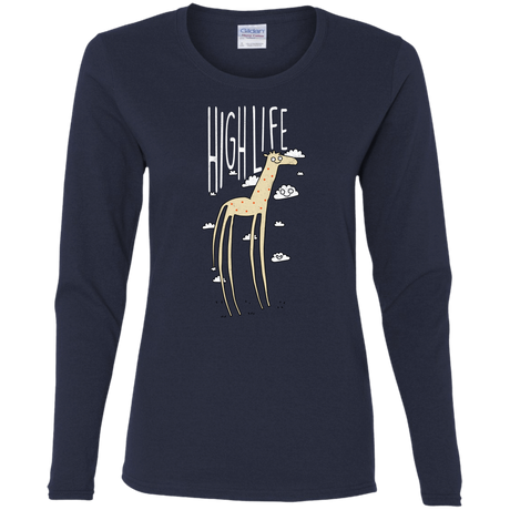 T-Shirts Navy / S The High Life Women's Long Sleeve T-Shirt