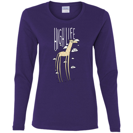 T-Shirts Purple / S The High Life Women's Long Sleeve T-Shirt