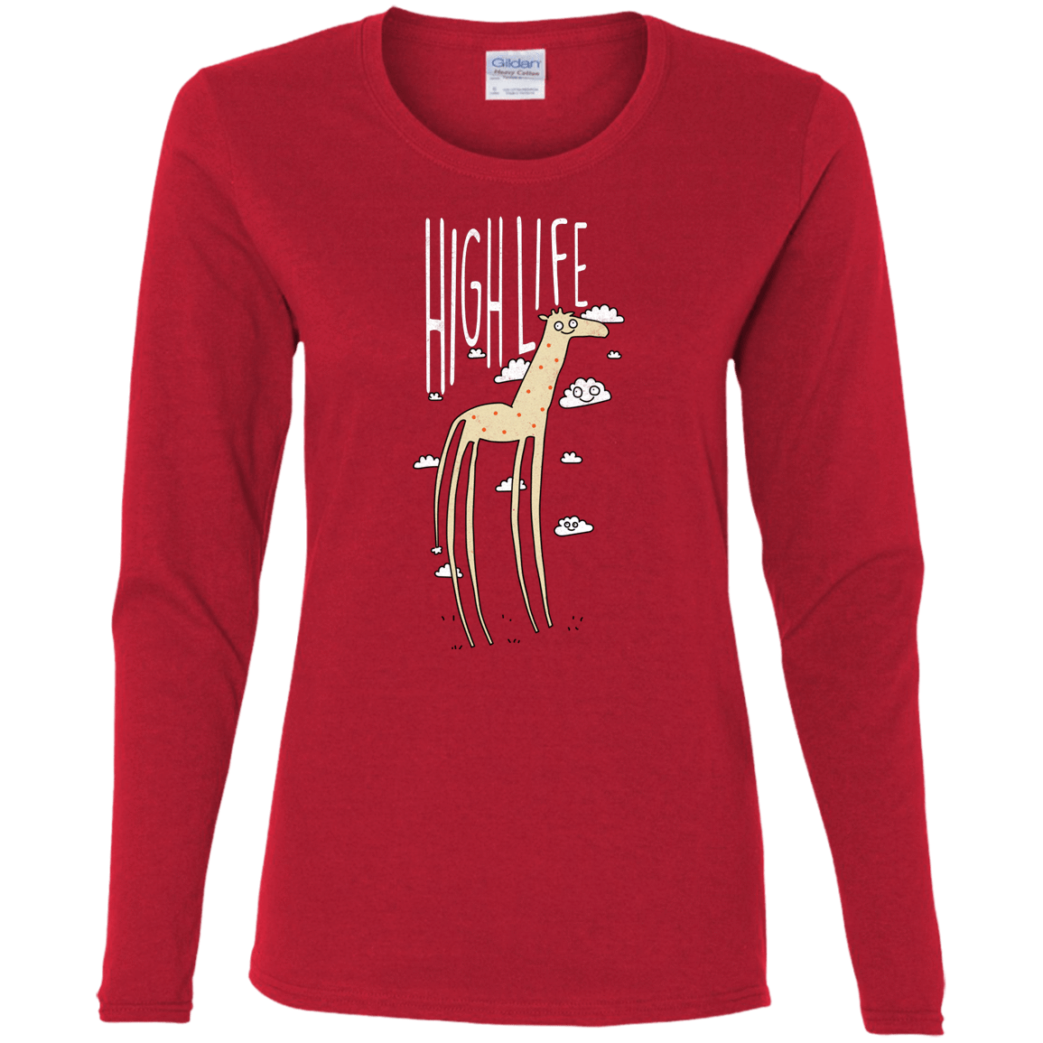 T-Shirts Red / S The High Life Women's Long Sleeve T-Shirt