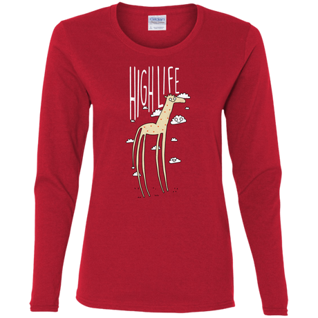 T-Shirts Red / S The High Life Women's Long Sleeve T-Shirt