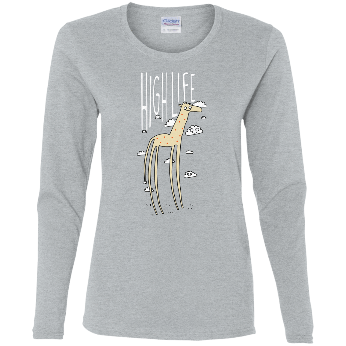 T-Shirts Sport Grey / S The High Life Women's Long Sleeve T-Shirt