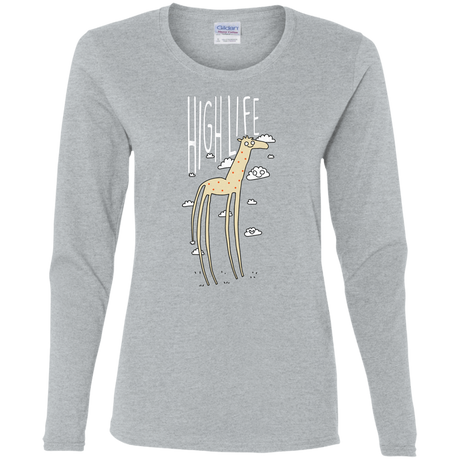 T-Shirts Sport Grey / S The High Life Women's Long Sleeve T-Shirt