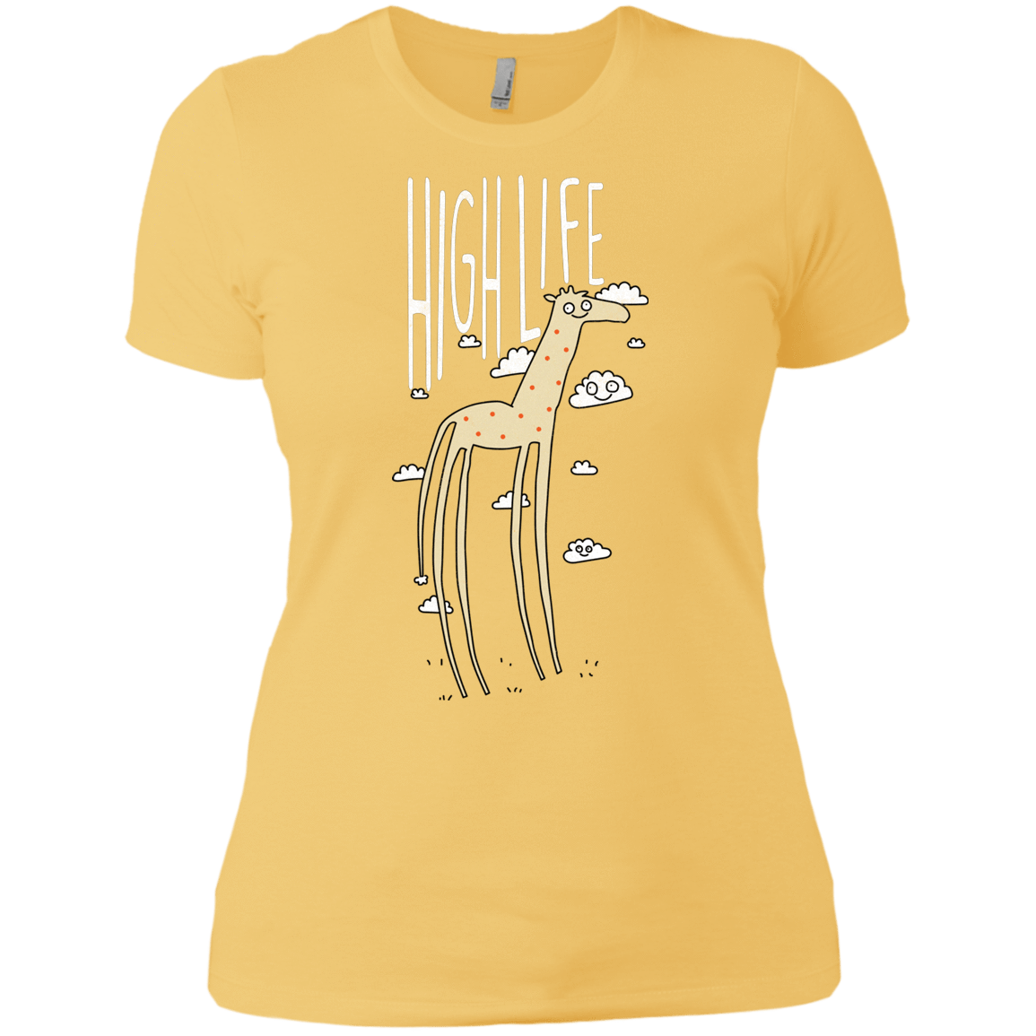 T-Shirts Banana Cream/ / X-Small The High Life Women's Premium T-Shirt