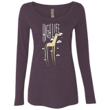 T-Shirts Vintage Purple / S The High Life Women's Triblend Long Sleeve Shirt